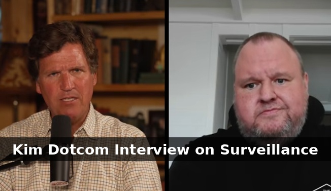 Transcript of Kim Dotcom Interview on Surveillance: Tucker Carlson Show 1 Kim Dotcom Interview on Surveillance